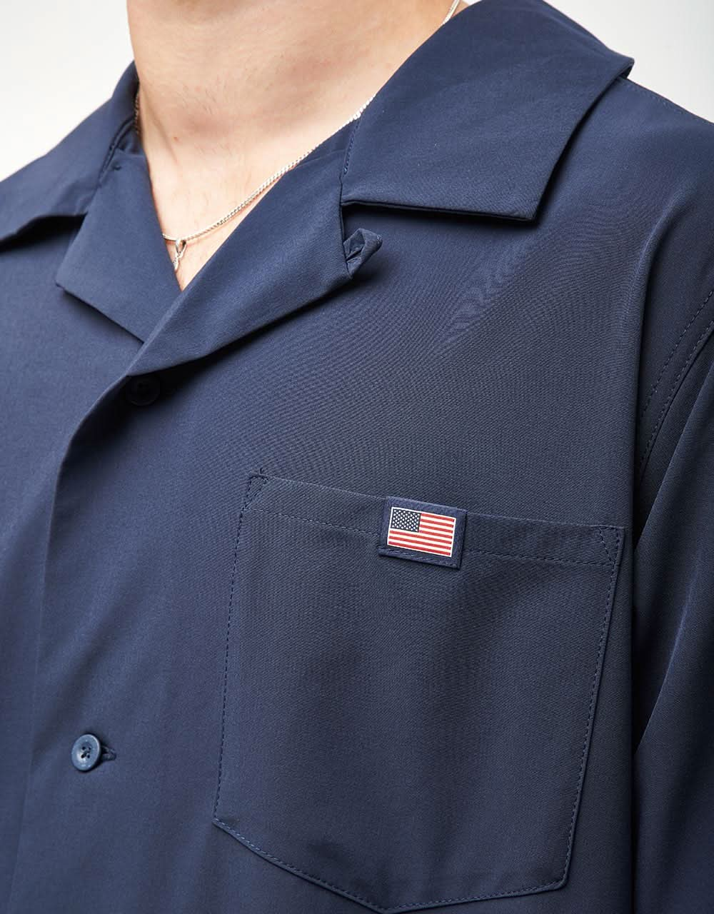 Nike SB 'Team USA' Skate Bowler S/S Shirt - Obsidian/White