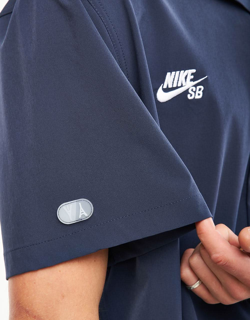 Nike SB 'Team USA' Skate Bowler S/S Shirt - Obsidian/White