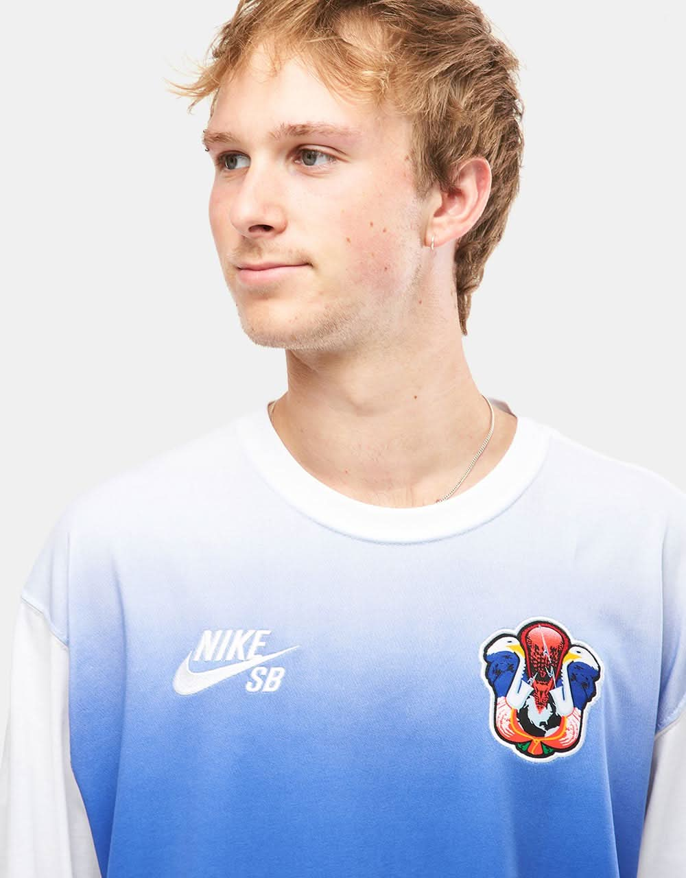 Nike SB 'Team USA' Skate L/S T-Shirt - White