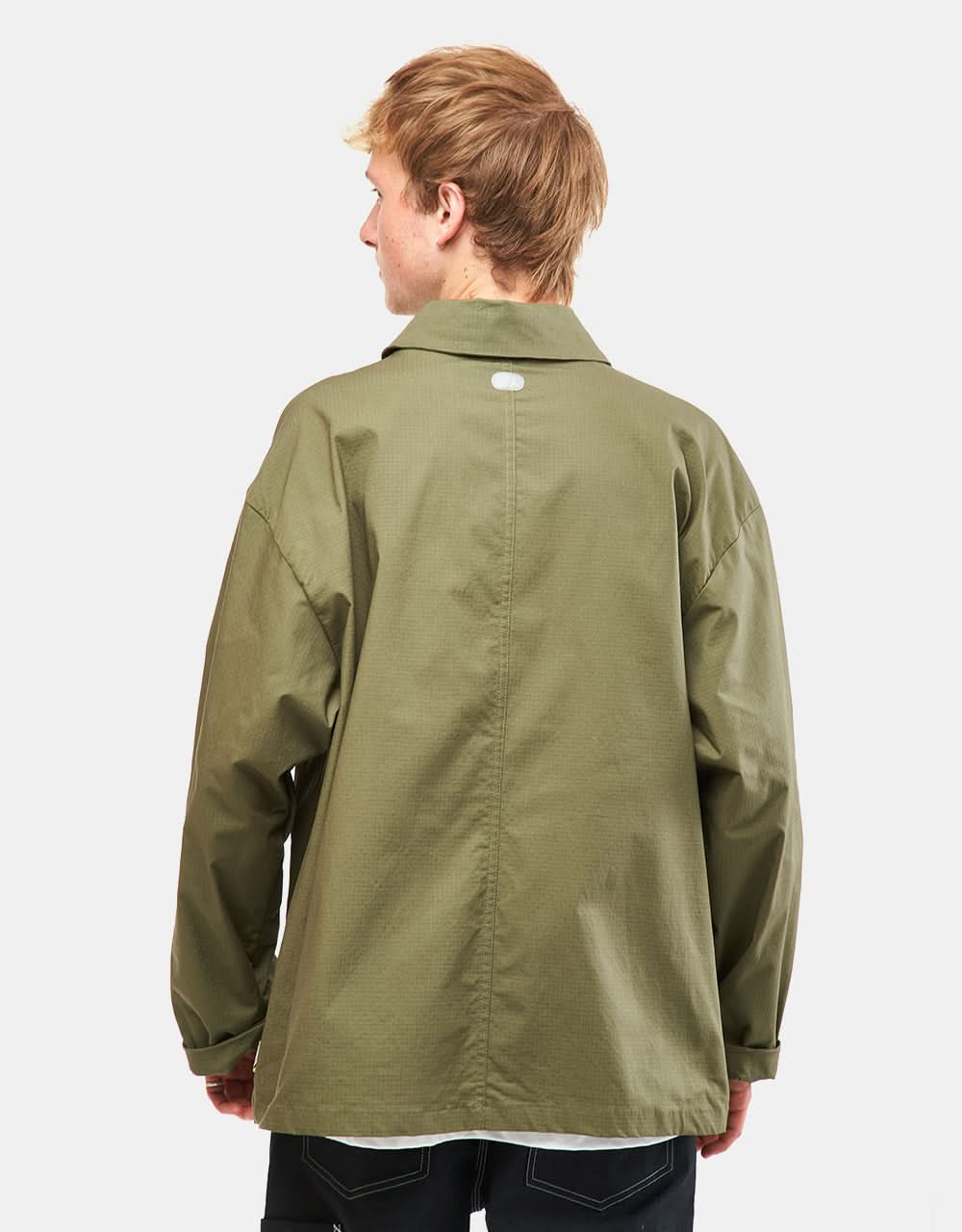 Nike SB Skate Chore Jacket - Medium Olive/White