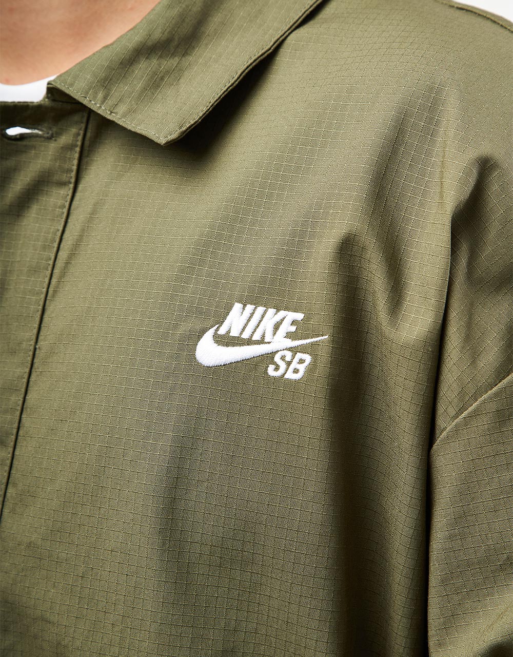 Nike SB Skate Chore Jacket - Medium Olive/White