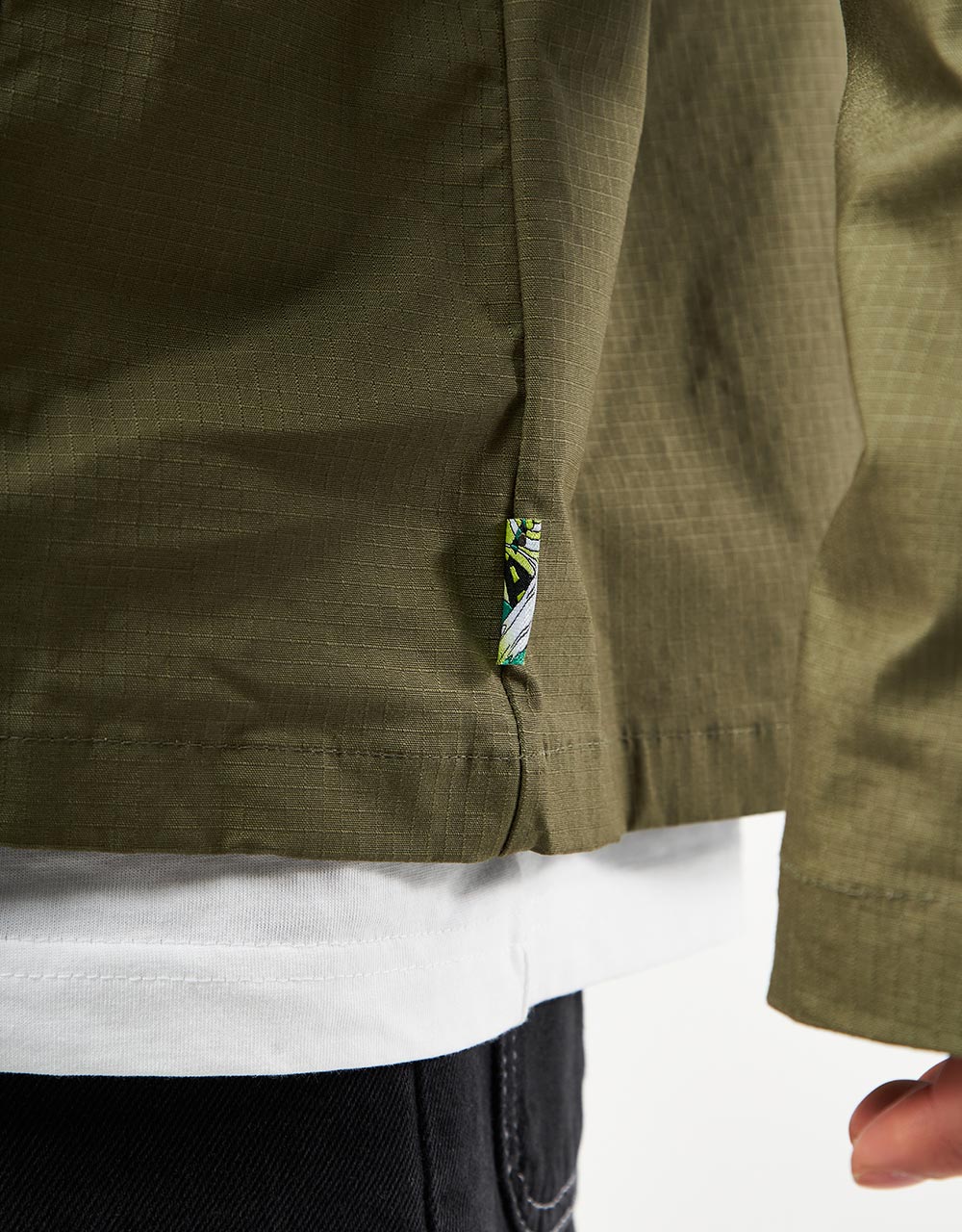 Nike SB Skate Chore Jacket - Medium Olive/White