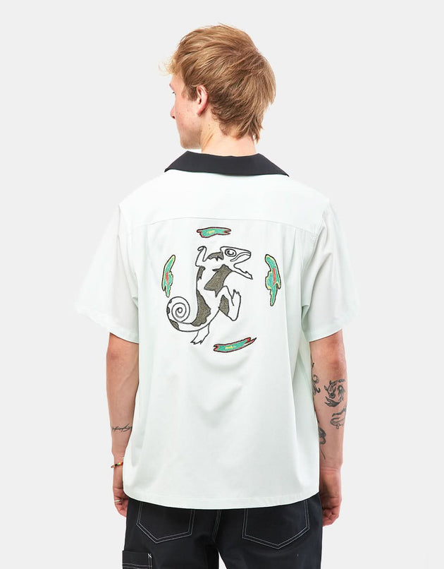 Nike SB Skate Bowler S/S Shirt - Barely Green/Black