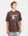 Lurpiv Satelite T-Shirt - Dark Brown