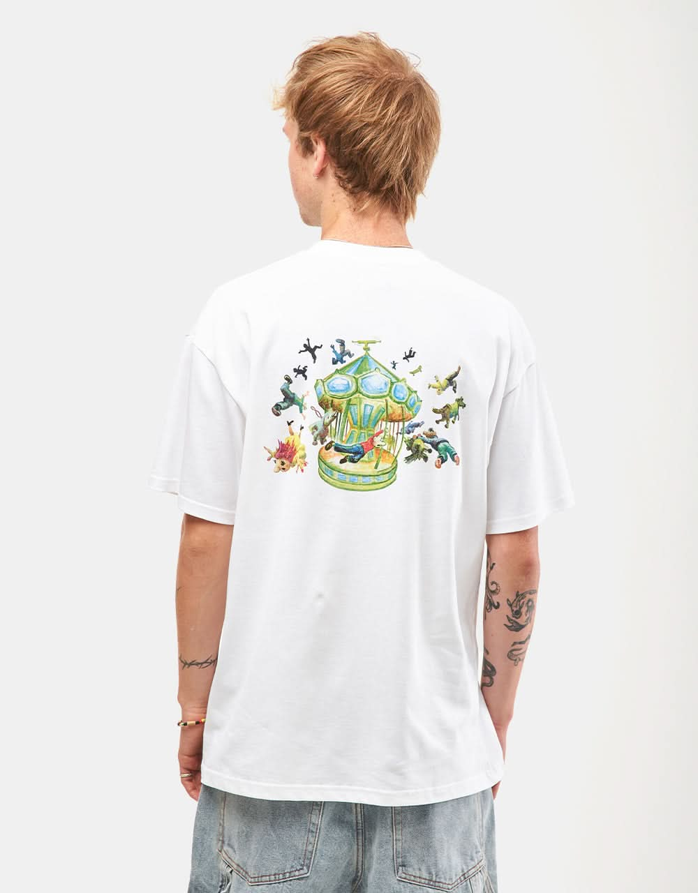 Lurpiv Carousel T-Shirt - White