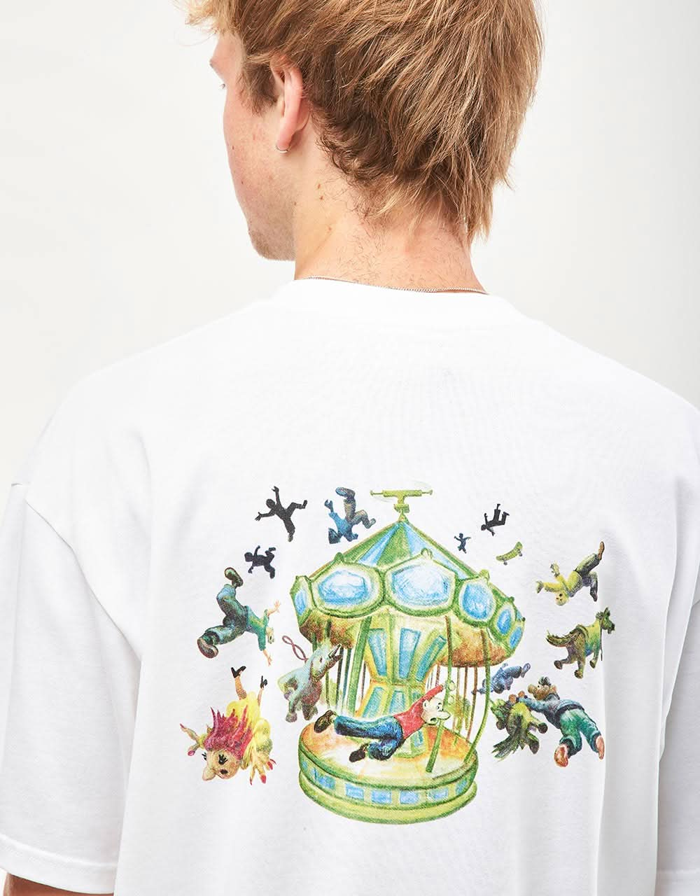 Lurpiv Carousel T-Shirt - White