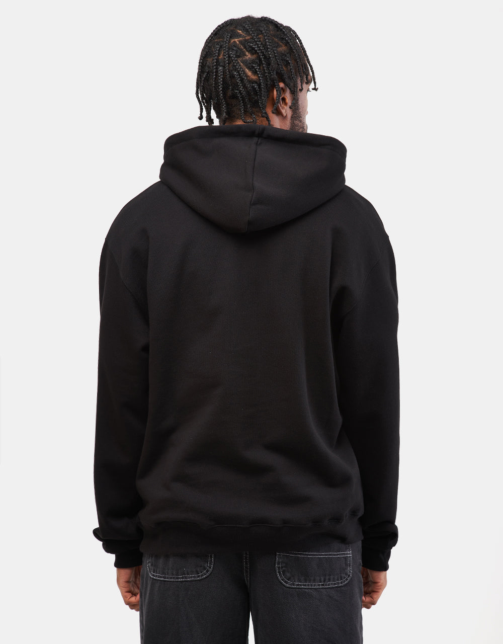 Lurpiv Orbit Logo Pullover Hoodie - Black