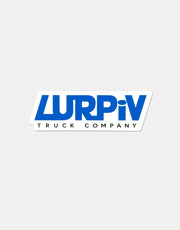 Lurpiv Big Logo Sticker - Blue