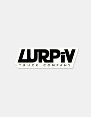 Lurpiv Big Logo Sticker - Black