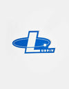 Lurpiv Orbit Logo Sticker - Blue