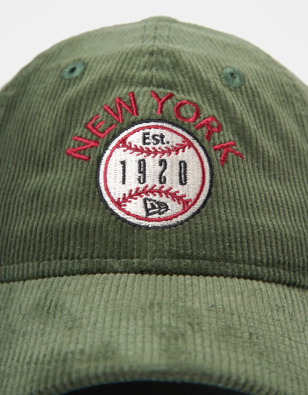 New Era Cord 9TWENTY® New York Cap - Dark Green