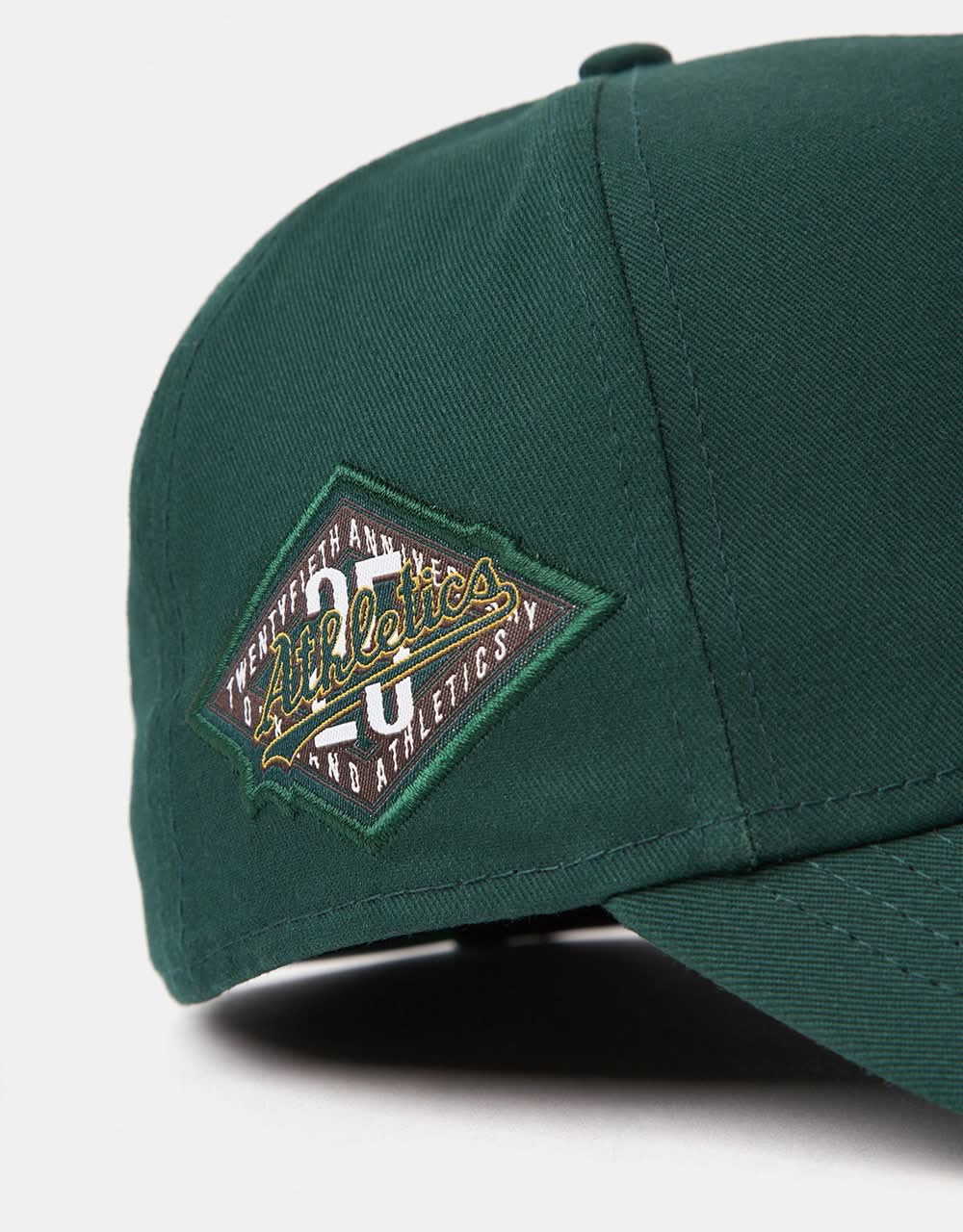 New Era Oakland Athletics Patch E Frame Cap - Dark Green