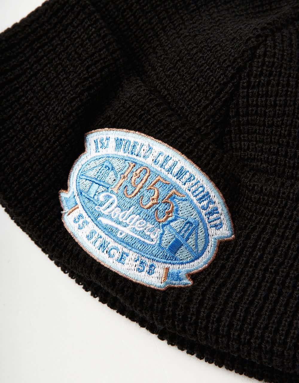 New Era Short Cuff Los Angeles Dodgers Beanie - Black