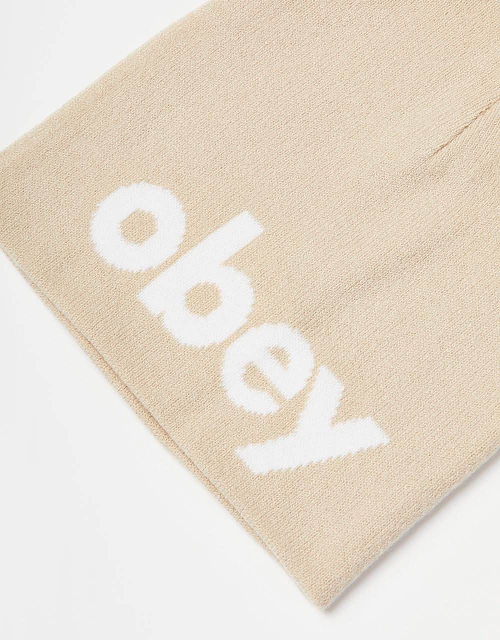 Obey Lowercase Beanie - Silver Grey