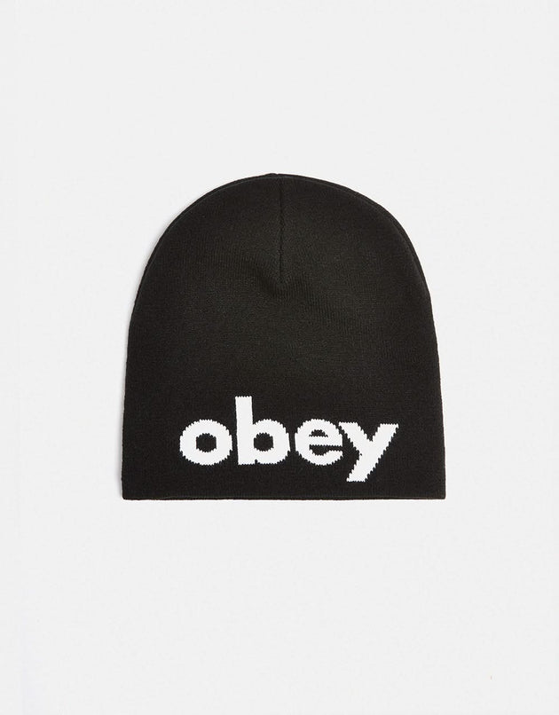 Obey Lowercase Beanie - Black