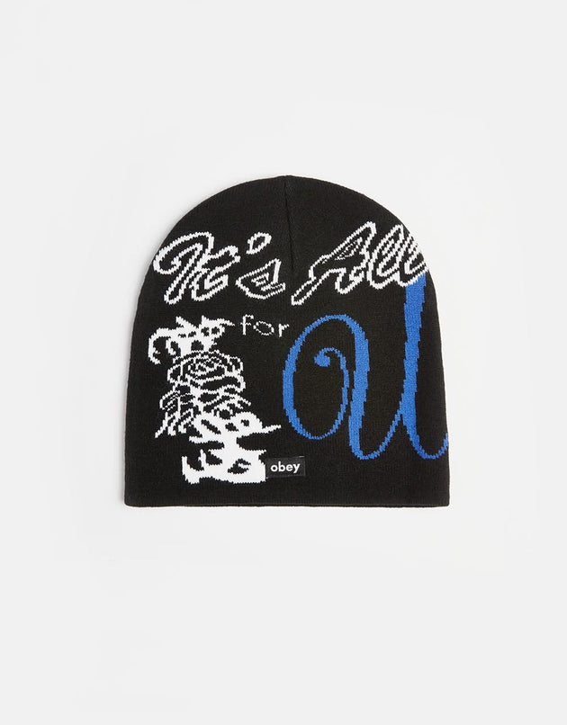 Obey All For You Beanie - Black