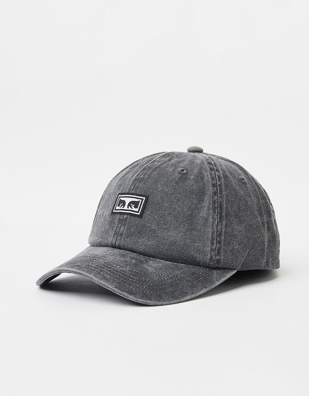 Obey Icon Eyes Pigment 6 Panel Cap - Pigment Black