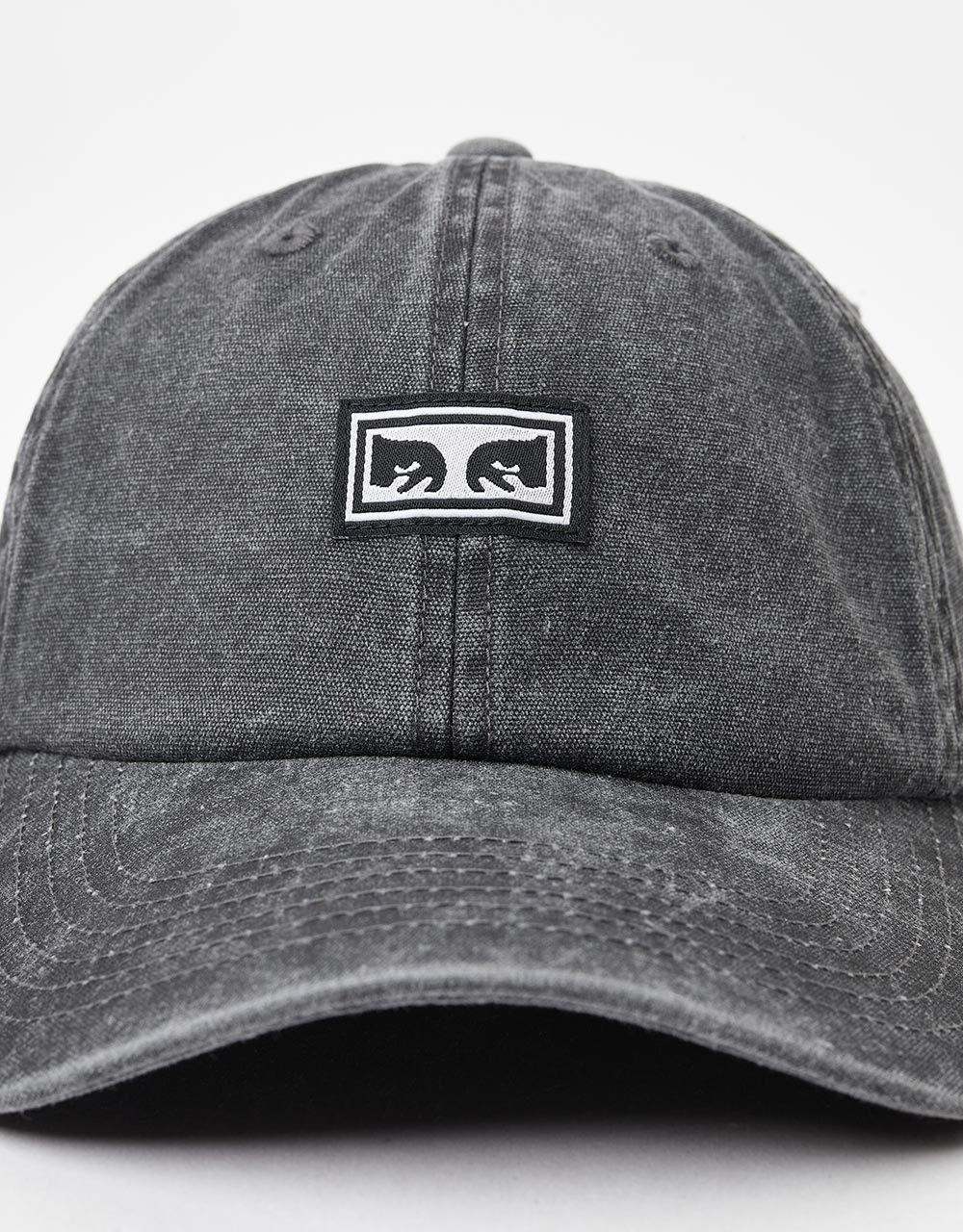 Obey Icon Eyes Pigment 6 Panel Cap - Pigment Black