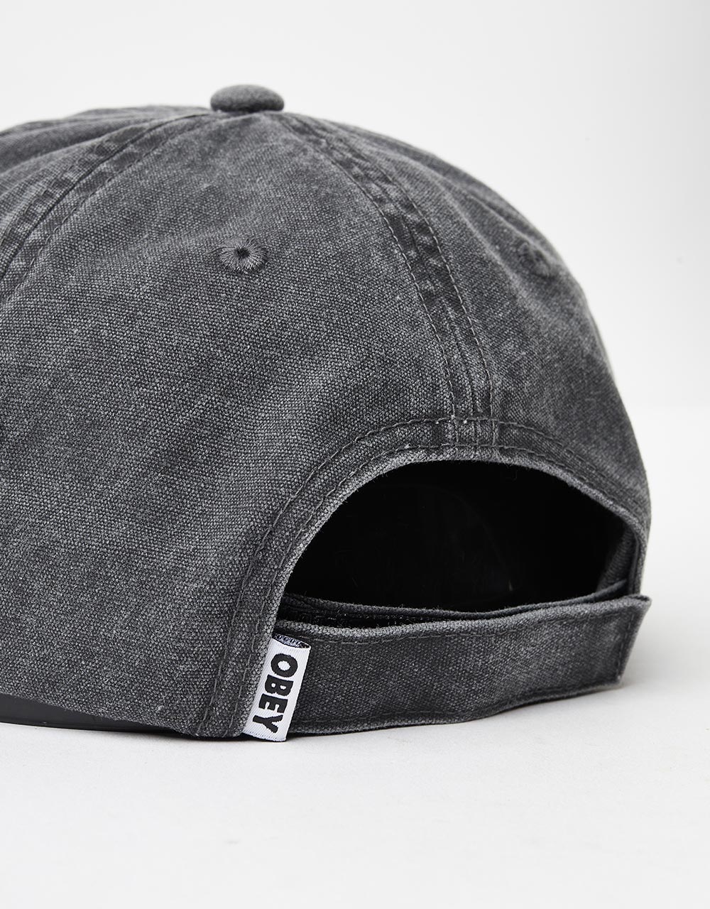 Obey Icon Eyes Pigment 6 Panel Cap - Pigment Black