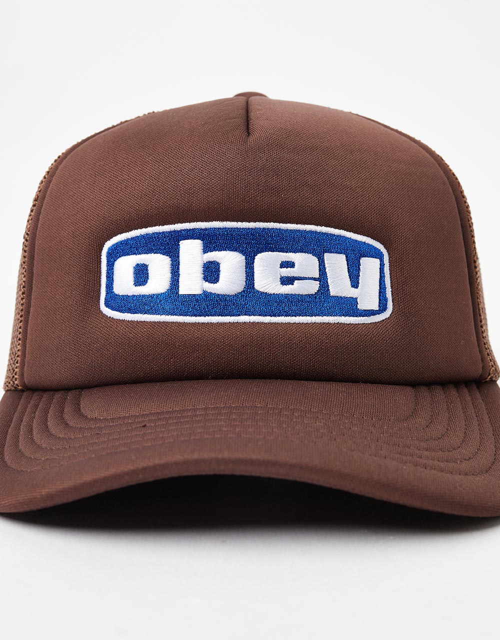 Obey Indirect Trucker Cap - Dark Brown