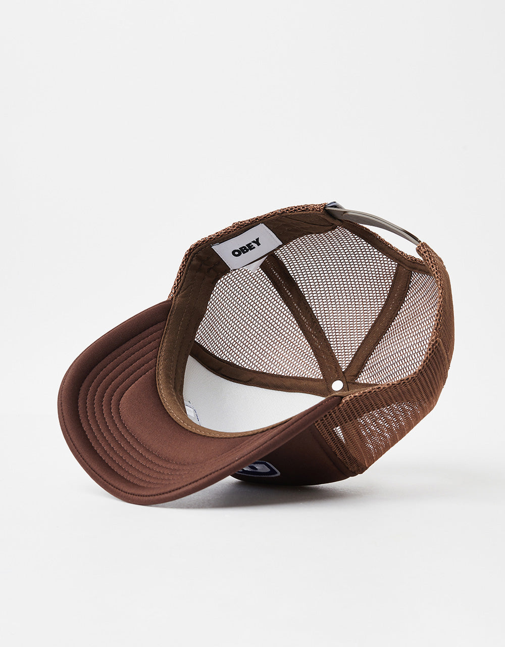 Obey Indirect Trucker Cap - Dark Brown