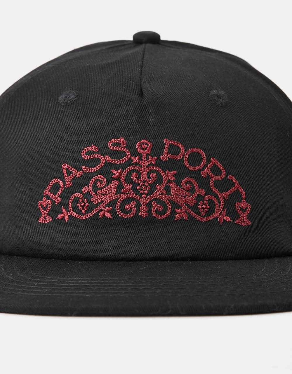 Pass Port Vineyard Birds Workers Cap - Black