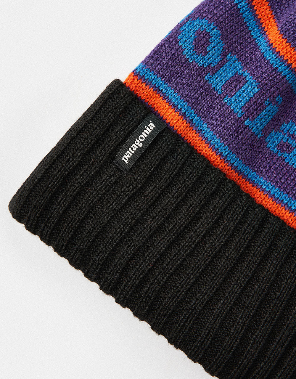 Patagonia Powder Town Beanie - Park Stripe/Purple