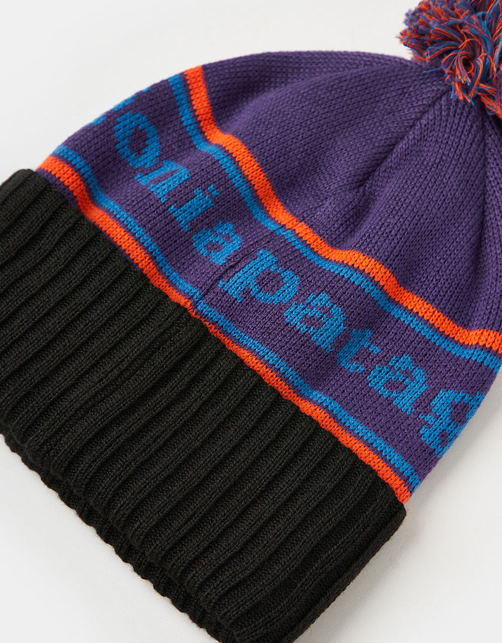 Patagonia Powder Town Beanie - Park Stripe/Purple