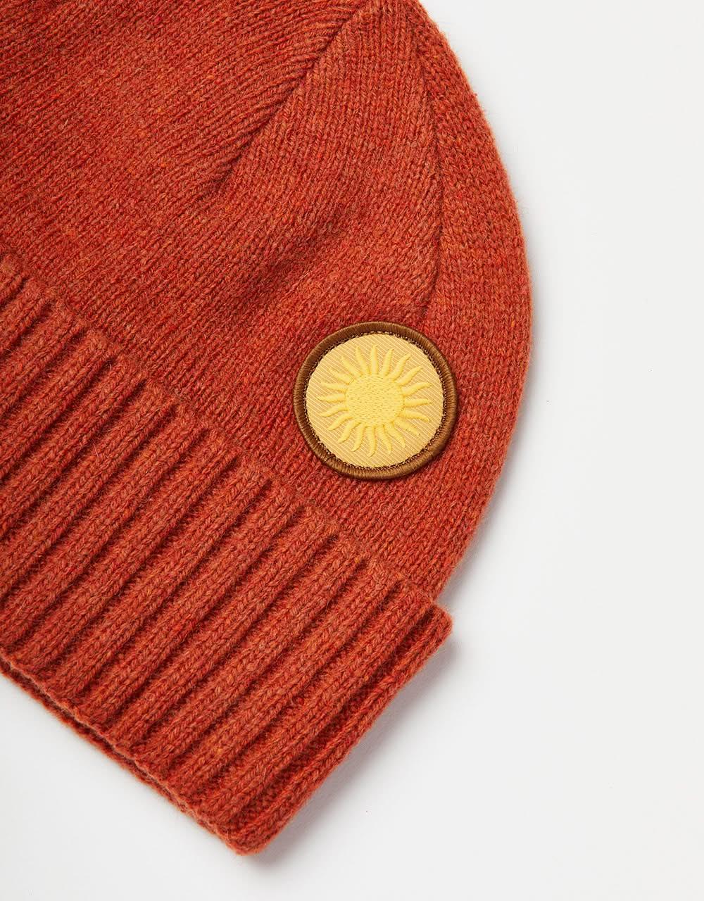 Patagonia Brodeo Beanie - Spirited Sun/Burnished Red