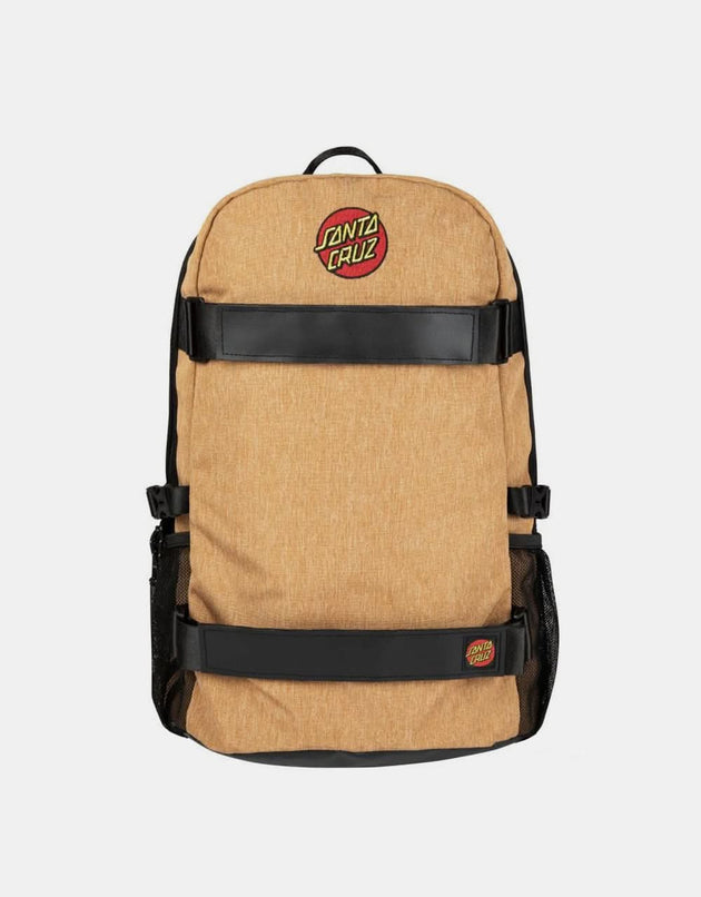 Santa Cruz Classic Dot Emb Skatepack - Biscuit