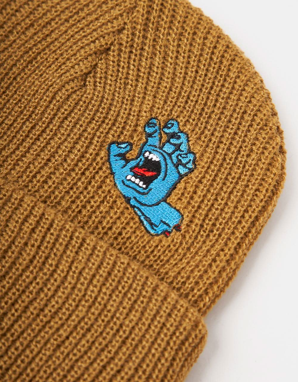 Santa Cruz Screaming Mini Hand Beanie - Biscuit