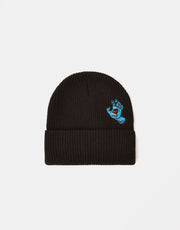 Santa Cruz Screaming Mini Hand Beanie - Black