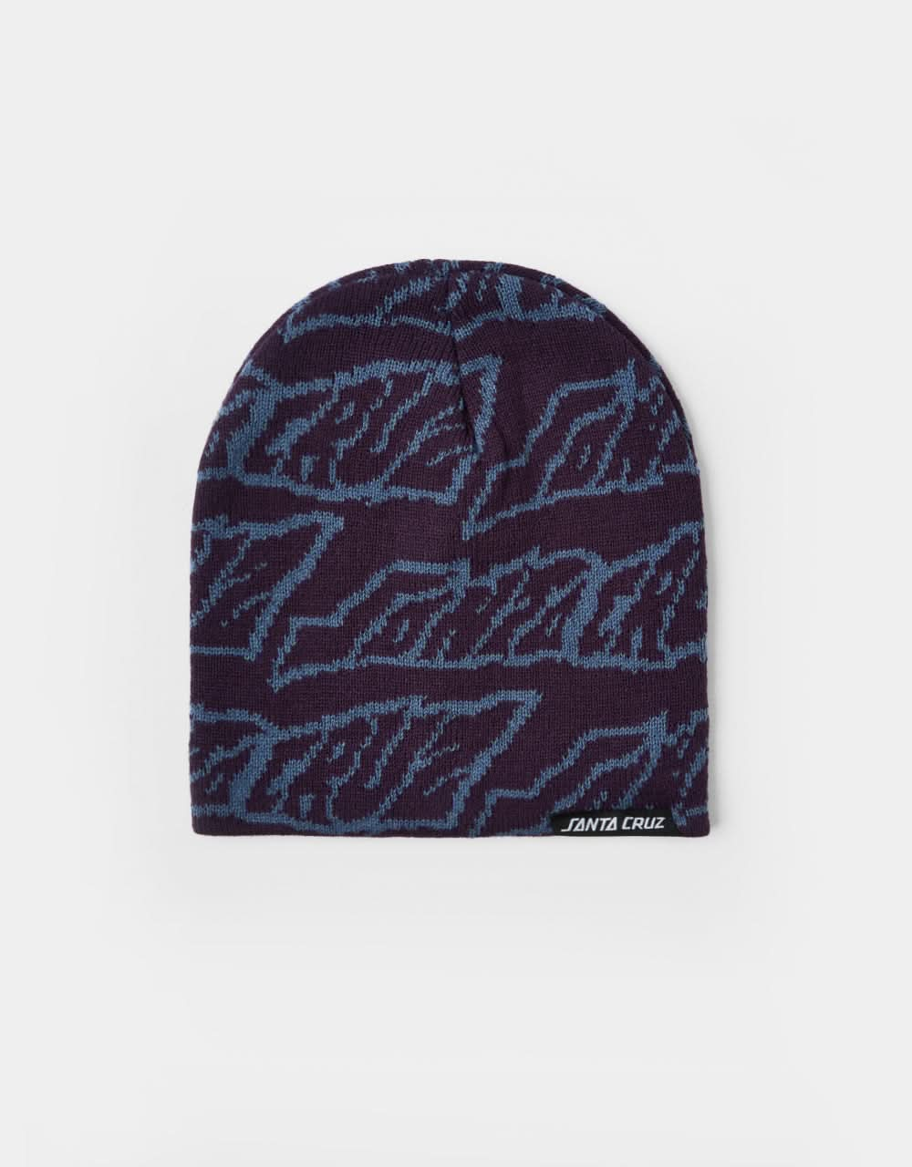 Santa Cruz Creep Repeat Beanie - Blackcurrant