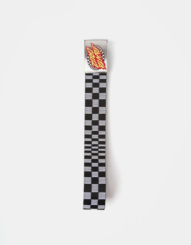 Santa Cruz Oval Check Flame Belt - Beat Check