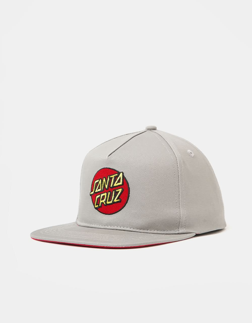 Santa Cruz Classic Dot Snapback - Stone Grey