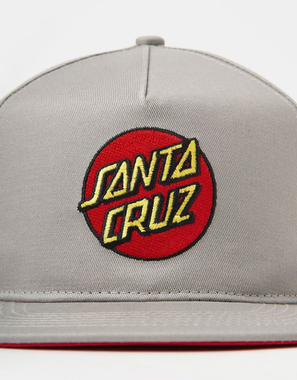 Santa Cruz Classic Dot Snapback - Stone Grey