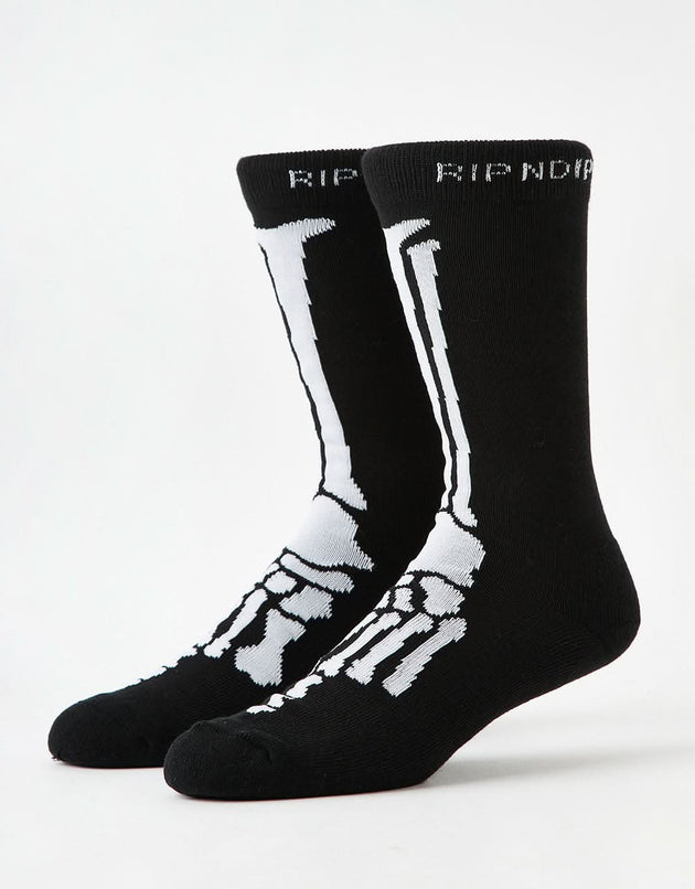 RIPNDIP Skelly Nerm Socks - Black