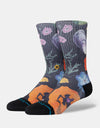 Stance Lucias Floral Crew Socks - Black