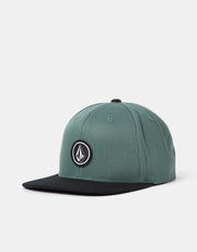 Volcom Quarter Twill Snapback Cap - Sea Green