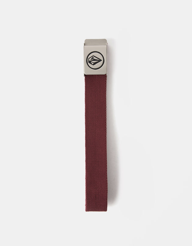 Volcom Circle Web Belt - Merlot