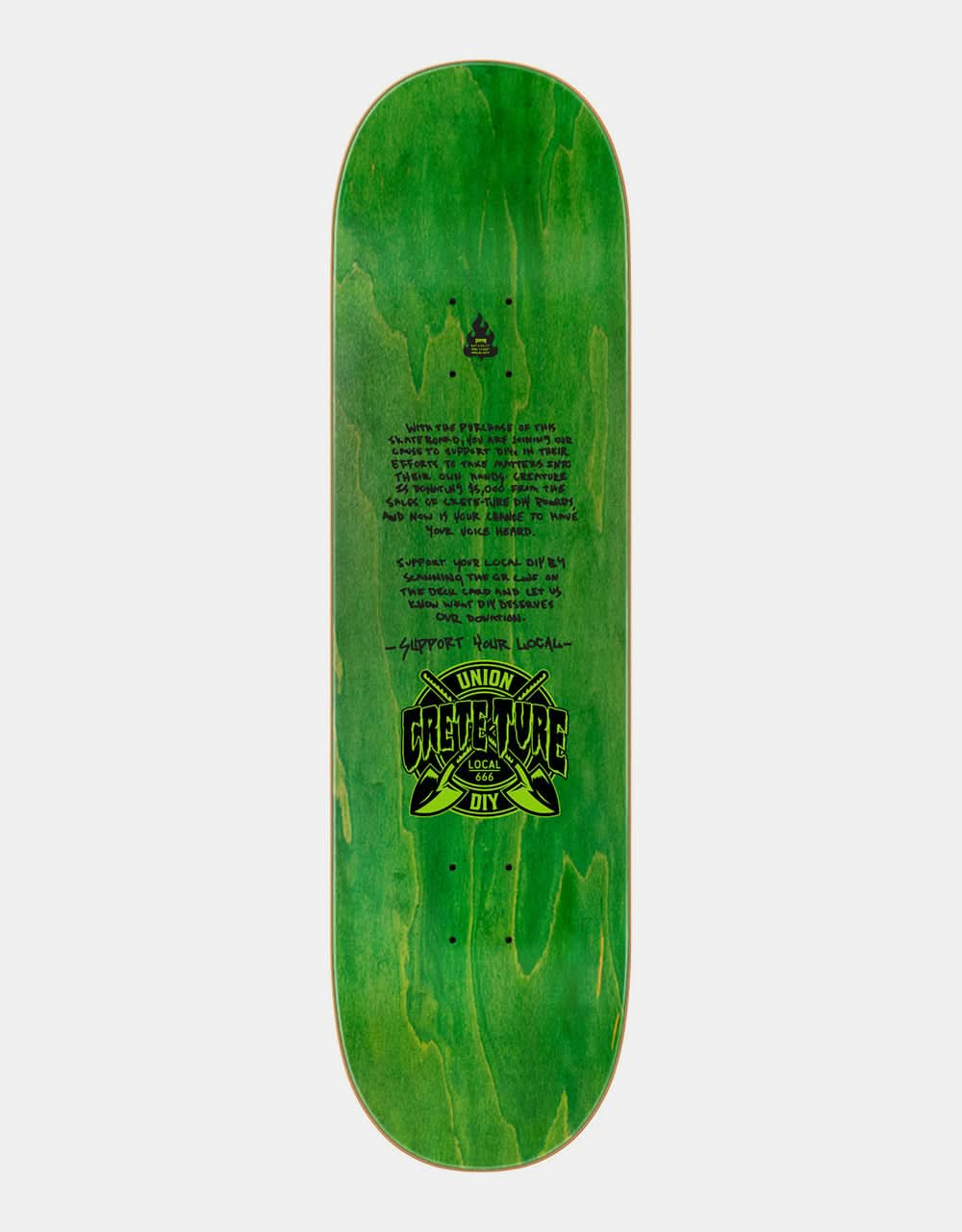 Creature Crete-Ture DIY Skateboard Deck - 8.6"