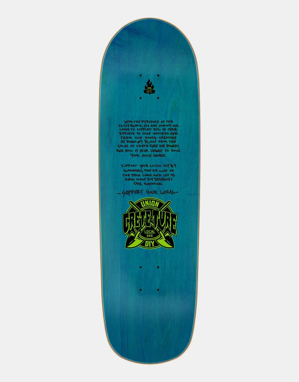 Creature Crete-Ture DIY Skateboard Deck - 8.92"