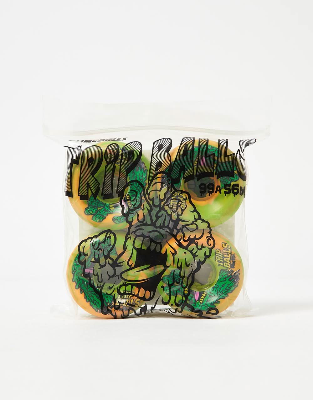 Slime Balls Face Melter Trip Balls 99a Skateboard Wheels - 56mm