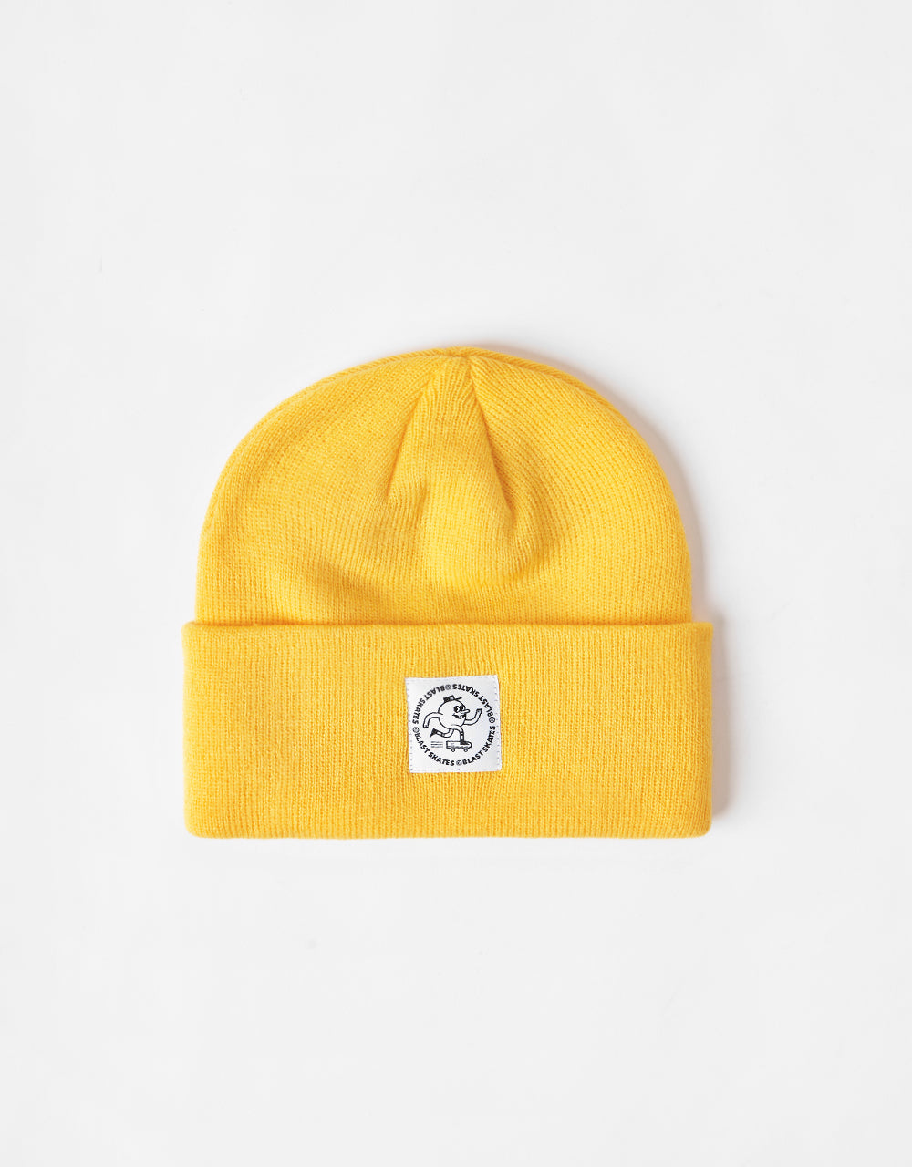 Blast Skates Round Logo Beanie - Yellow