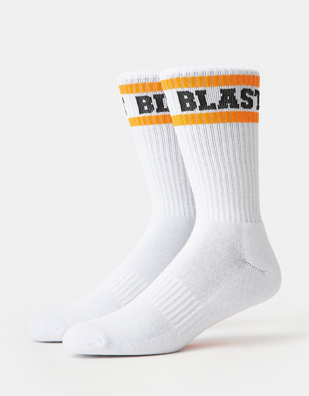 Blast Skates Team Blast Crew Socks - White