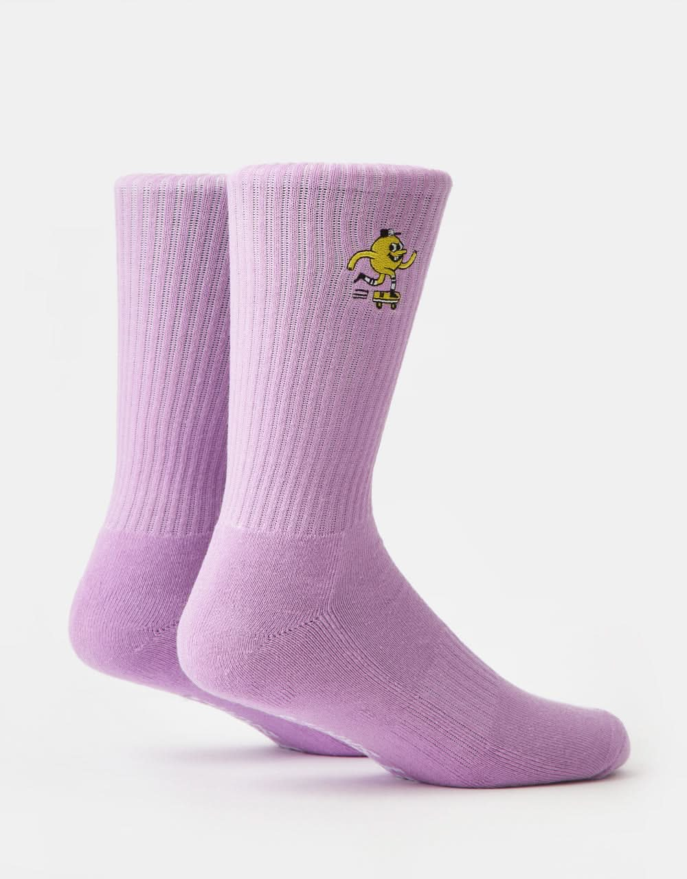 Blast Skates Embroidered Mascot Crew Socks - Lilac