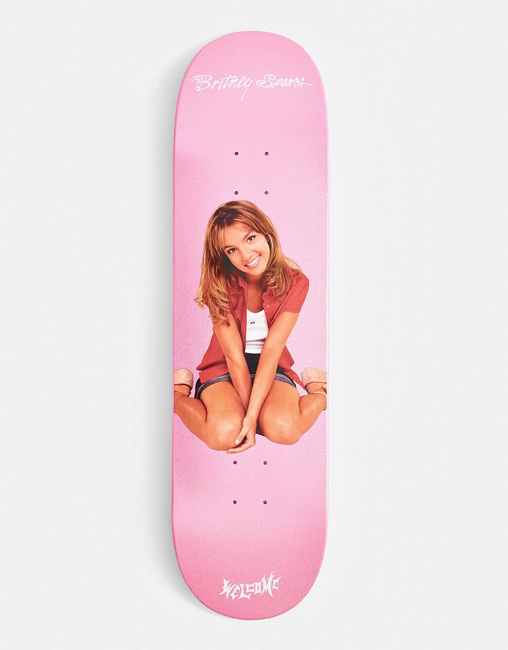 Welcome x Britney Spears Baby One More Time Skateboard Deck - 8.25"