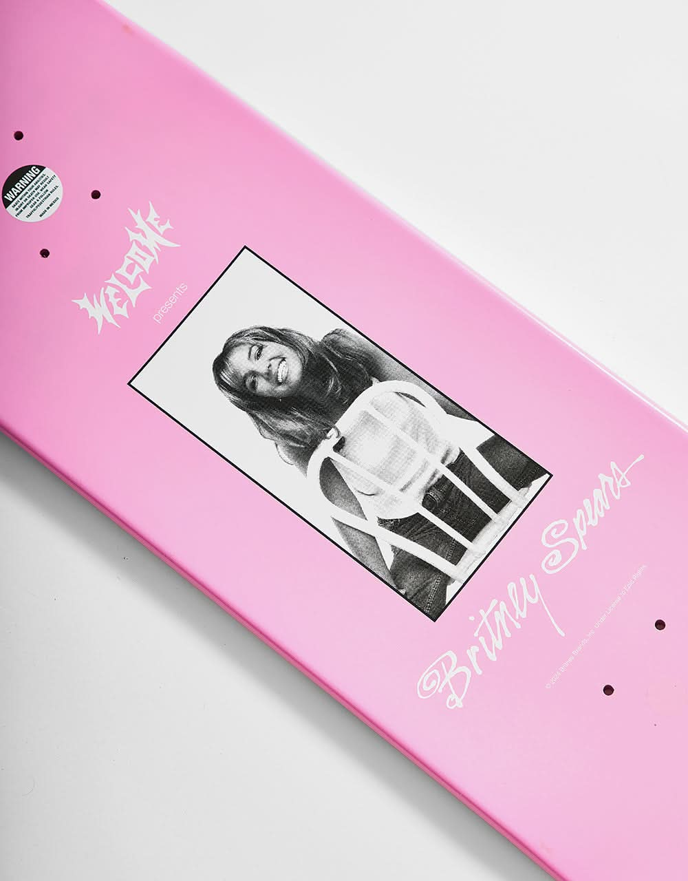 Welcome x Britney Spears Baby One More Time Skateboard Deck - 8.25"