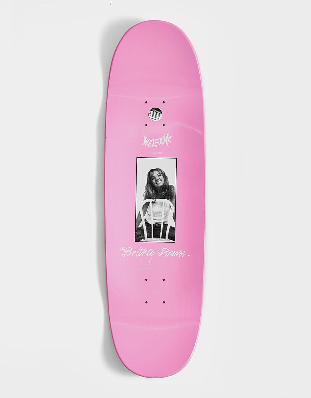 Welcome x Britney Spears Baby One More Time on Boline 2.0 Skateboard Deck - 9.5"