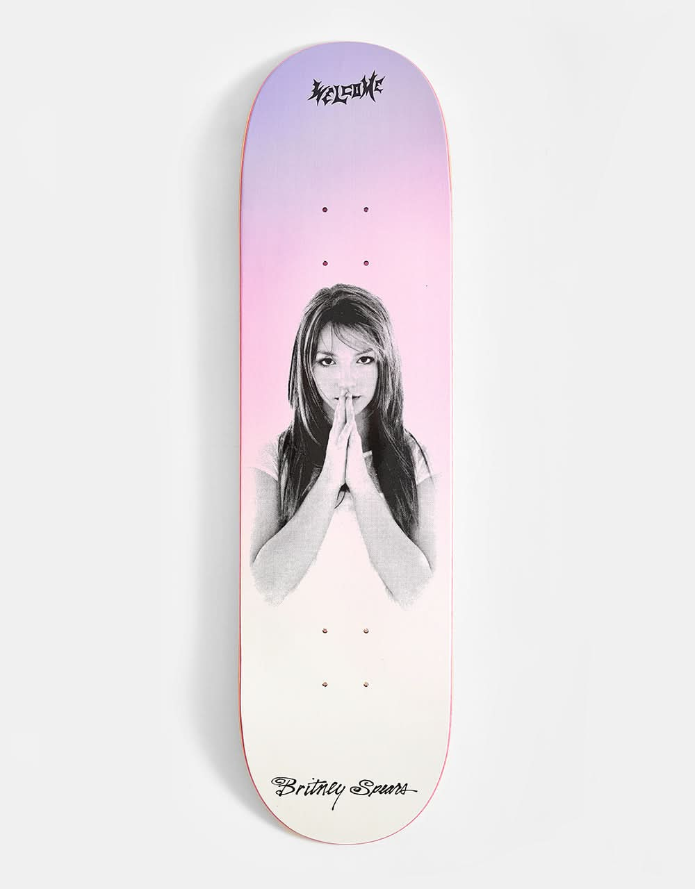 Welcome x Britney Spears Believe Skateboard Deck - 8.25"